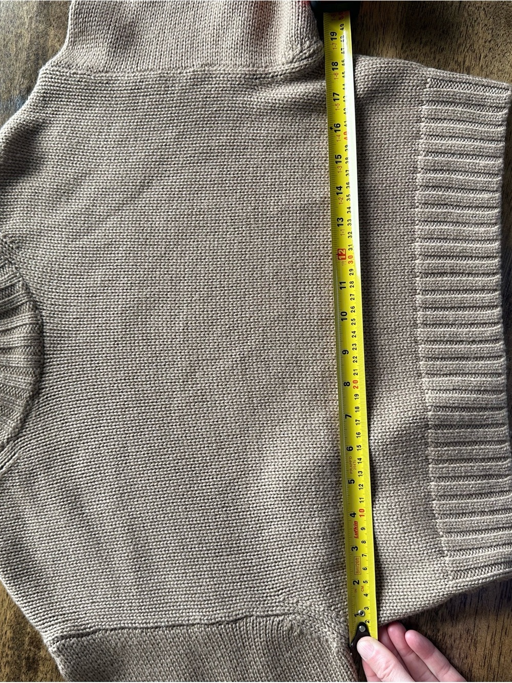 Aritzia Wilfred Free 100% Merino Wool Turtleneck Cropped Sweater Oversized Loose - Picture 8 of 9